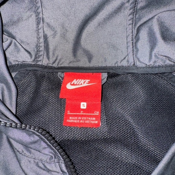 NIKE WINDRUNNER CHAMBRAY FULL ZIP Hooded JACKET Women’s size Small - Picture 9 of 11